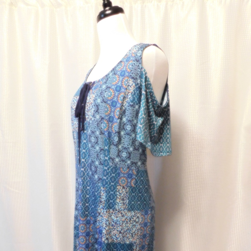 Ny Collection Plus Cold-Shoulder dress - 1XP - Picture 3 of 4